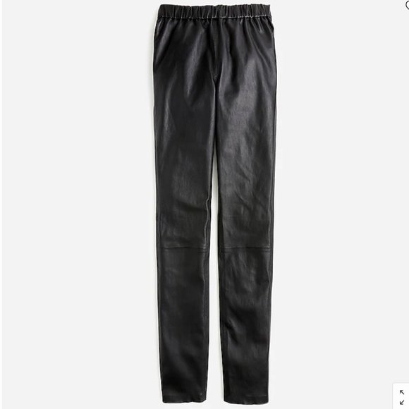 JCrew Collection Leather Pants - 2